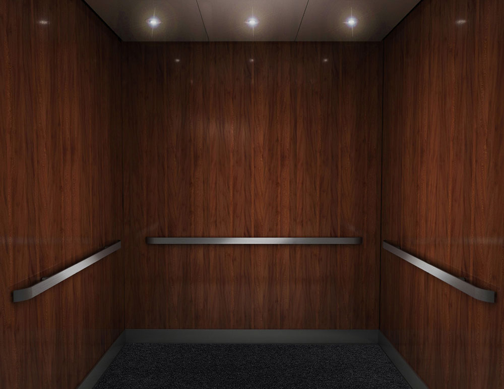 elevator interior flat walls