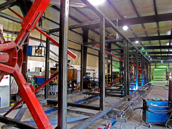 modular elevator shaft fabrication factory