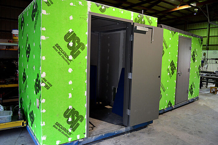 modular elevator machine rooms